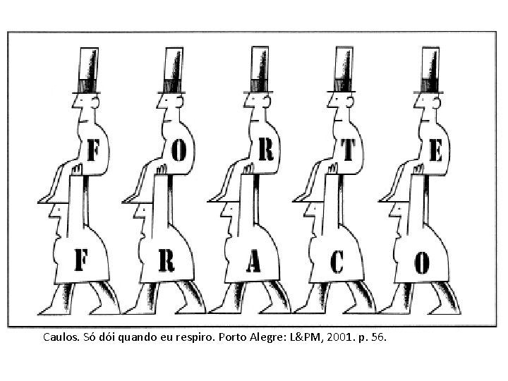 Caulos. Só dói quando eu respiro. Porto Alegre: L&PM, 2001. p. 56. 