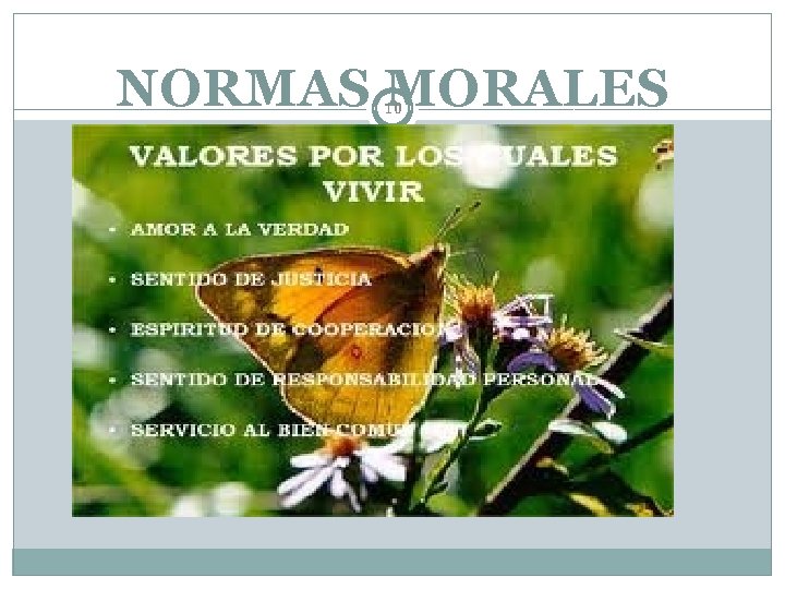 NORMAS MORALES 10 