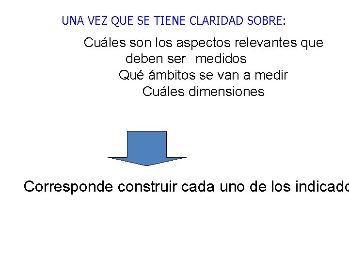 UNA VEZ QUE SE TIENE CLARIDAD SOBRE: Cuáles son los aspectos relevantes que deben UNA VEZ QUE SE TIENE CLARIDAD SOBRE: Cuáles son los aspectos relevantes que deben