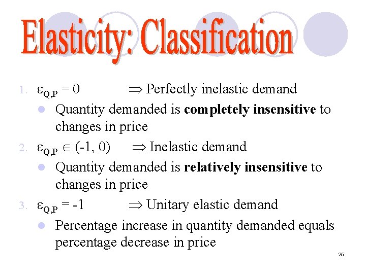  Q, P = 0 Perfectly inelastic demand l Quantity demanded is completely insensitive