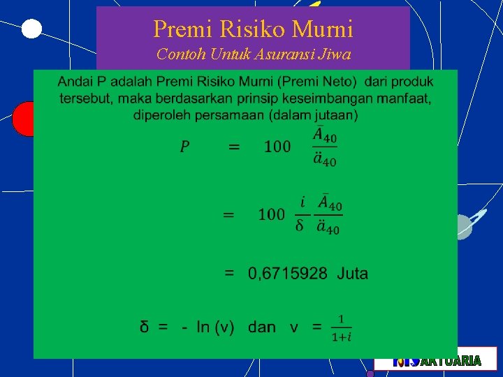 Premi Risiko Murni Contoh Untuk Asuransi Jiwa • 