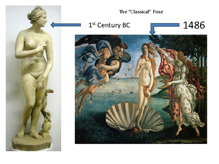 The “Classical” Pose 1 st Century BC 1486 