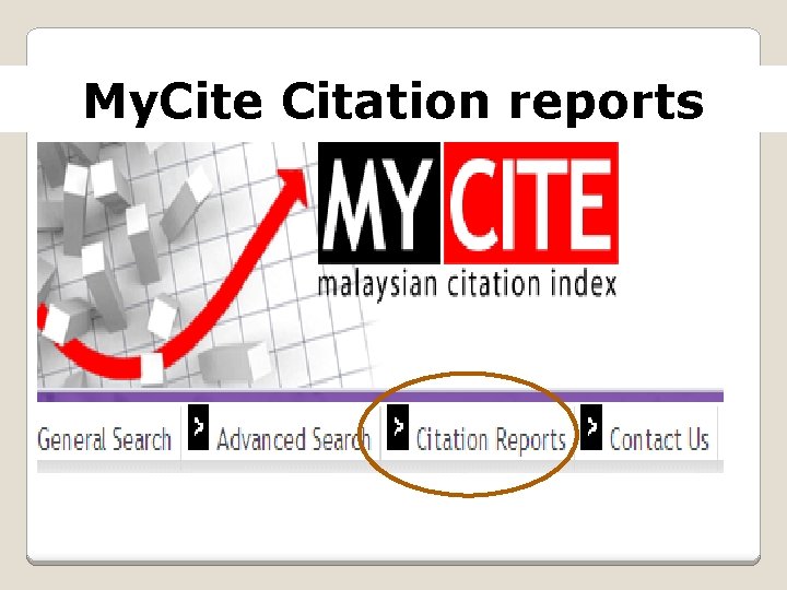My. Cite Citation reports 