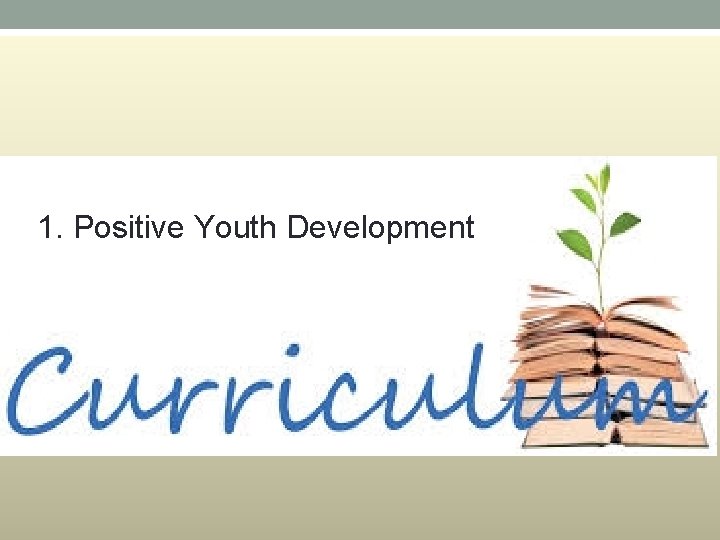 1. Positive Youth Development 