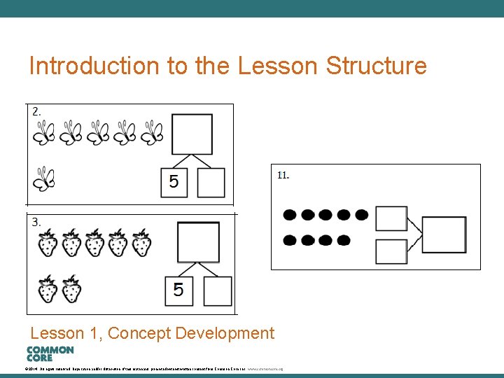 A Story of Units Introduction to the Lesson Structure Lesson 1, Concept Development ©