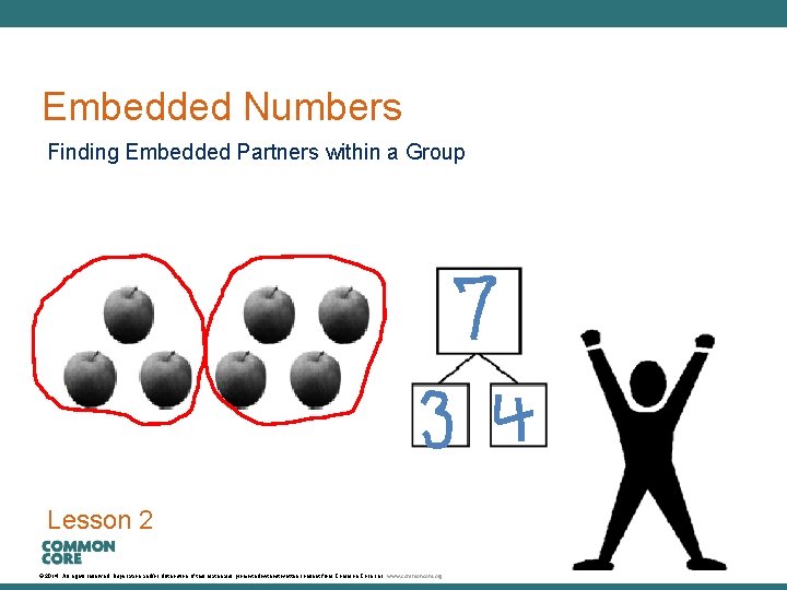 A Story of Units Embedded Numbers Finding Embedded Partners within a Group Lesson 2