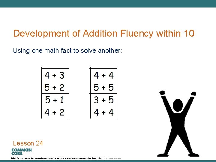 A Story of Units Development of Addition Fluency within 10 Using one math fact