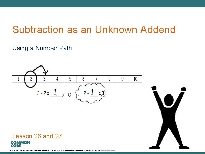 A Story of Units Subtraction as an Unknown Addend Using a Number Path Lesson