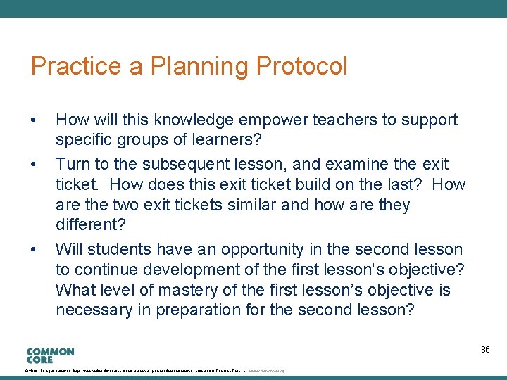 A Story of Units Practice a Planning Protocol • • • How will this