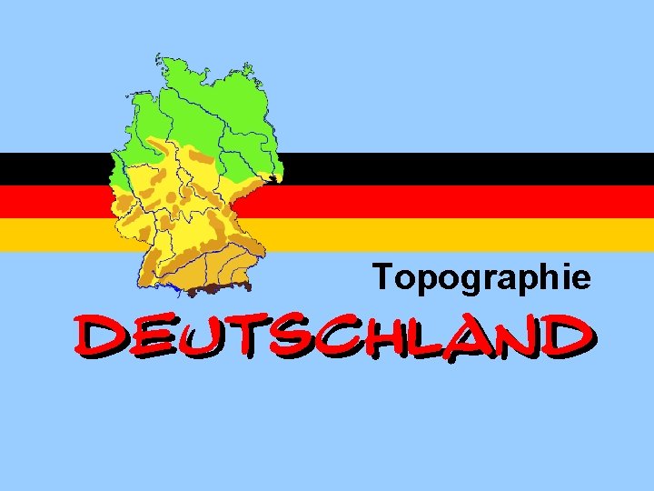 Topographie deutschland 