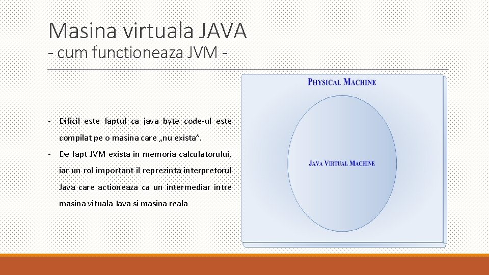Masina virtuala JAVA - cum functioneaza JVM - - Dificil este faptul ca java Masina virtuala JAVA - cum functioneaza JVM - - Dificil este faptul ca java