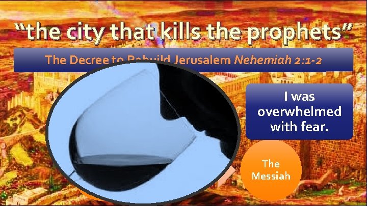 “the city that kills the prophets” The Decree to Rebuild Jerusalem Nehemiah 2: 1 “the city that kills the prophets” The Decree to Rebuild Jerusalem Nehemiah 2: 1