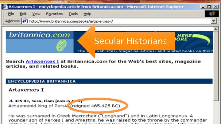 “the city that kills the prophets” Secular Historians 483 Years “the city that kills the prophets” Secular Historians 483 Years