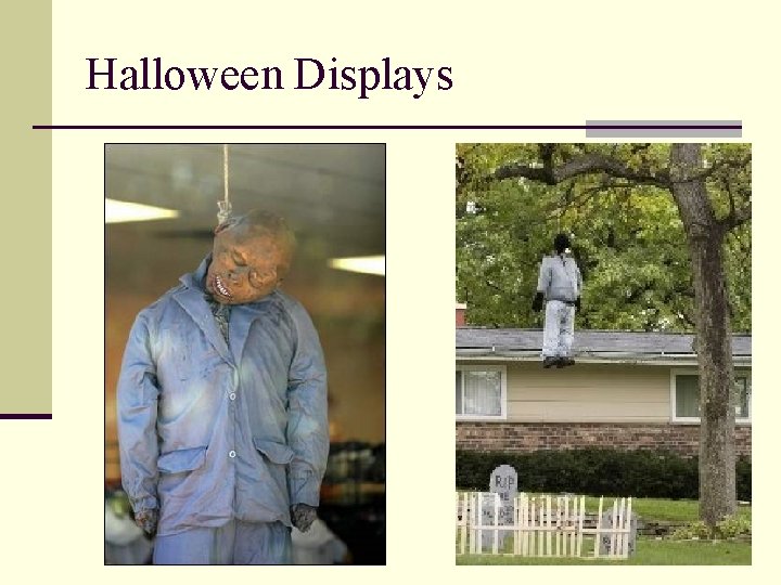 Halloween Displays 