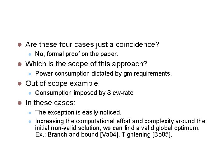 The Intrinsic Amplifier: Method Scope Are these four cases just a coincidence? Which is