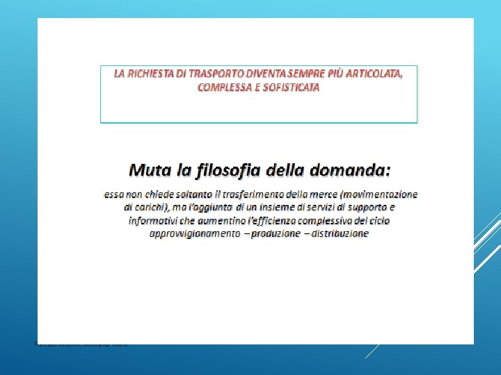 Renato Midoro, Modalità Mare 