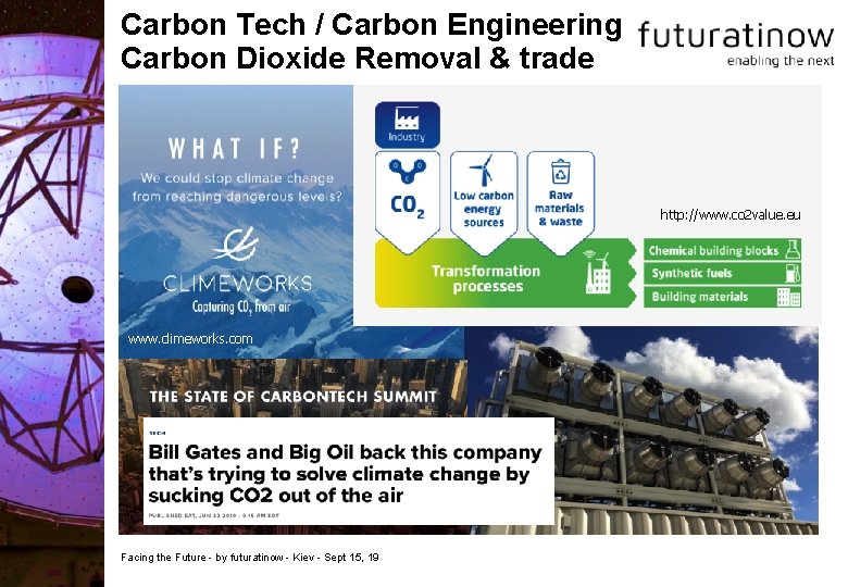 Carbon Tech / Carbon Engineering Carbon Dioxide Removal & trade http: //www. co 2