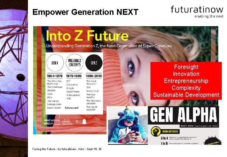 Empower Generation NEXT Foresight Innovation Entrepreneurship Complexity Sustainable Development futurecast Facing the Future -