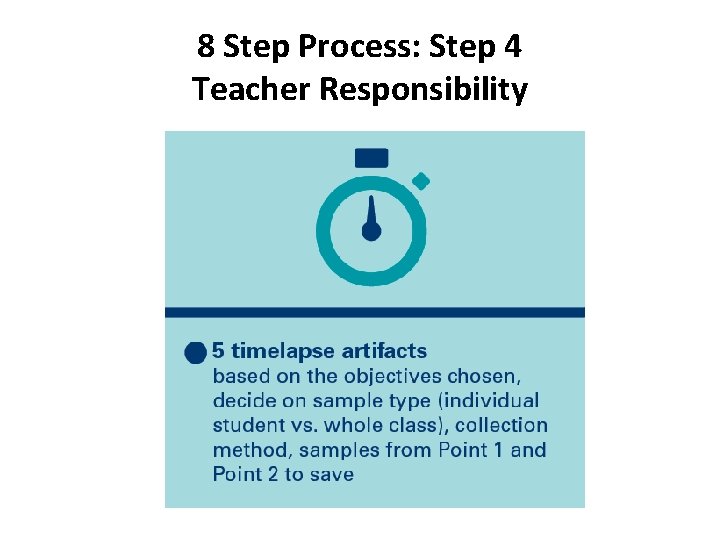 8 Step Process: Step 4 Teacher Responsibility 8 Step Process: Step 4 Teacher Responsibility
