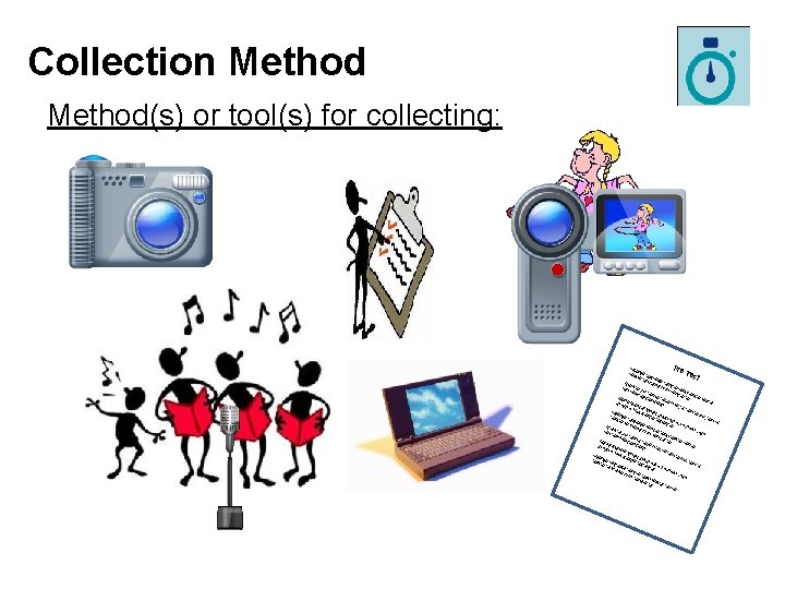 Collection Method(s) or tool(s) for collecting: Pre Tes Sljd fl sdfl kjdf s d Collection Method(s) or tool(s) for collecting: Pre Tes Sljd fl sdfl kjdf s d