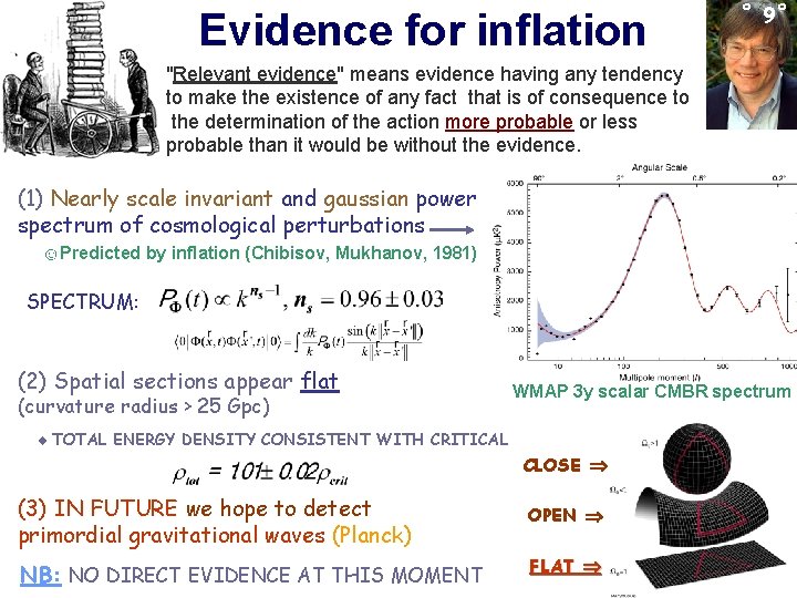 Evidence for inflation ˚ 9˚ "Relevant evidence" means evidence having any tendency to make