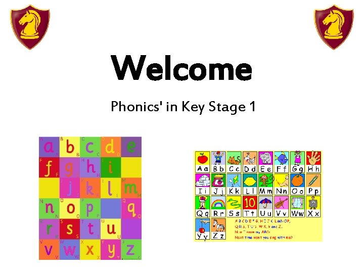 Welcome Phonics' in Key Stage 1 