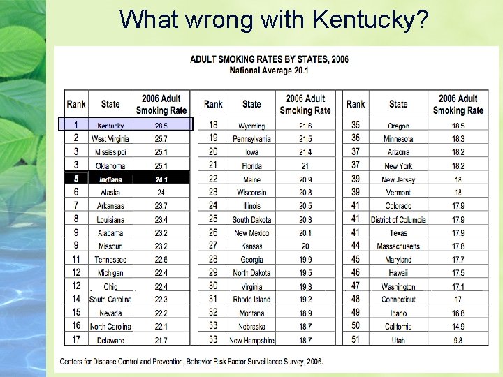 What wrong with Kentucky? 