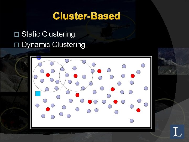 Cluster-Based Static Clustering. � Dynamic Clustering. � 