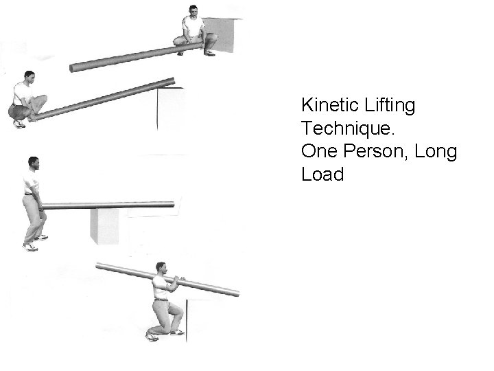 Kinetic Lifting Technique. One Person, Long Load 