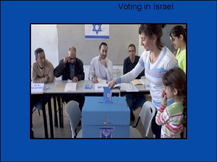 Voting in Israel 