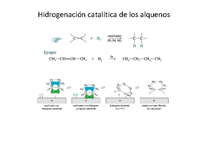 Hidrogenación catalítica de los alquenos 