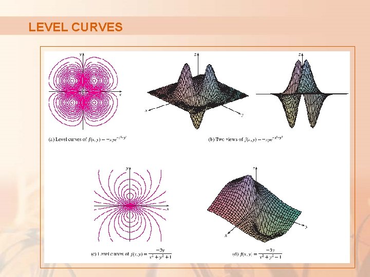 LEVEL CURVES 