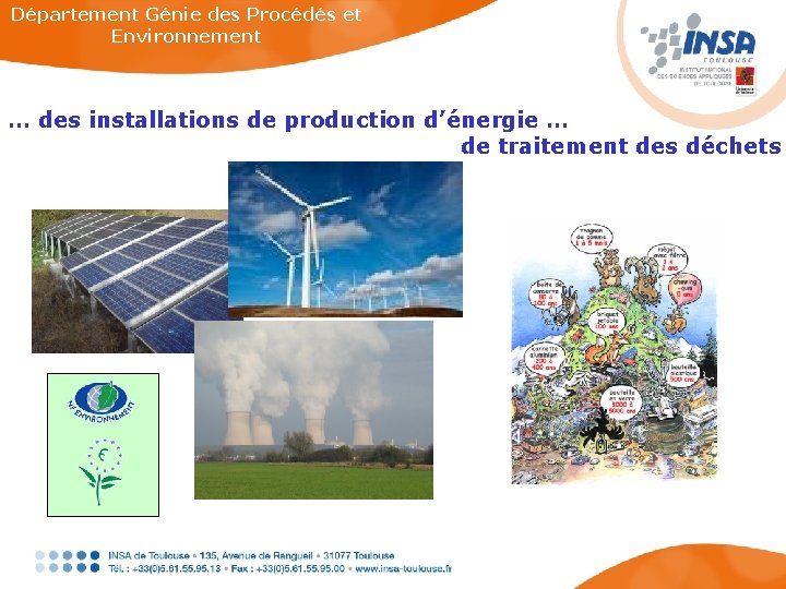 Département Génie des Procédés et Environnement … des installations de production d’énergie … de