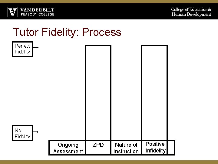 Tutor Fidelity: Process Perfect Fidelity No Fidelity Ongoing Assessment ZPD Nature of Instruction Positive