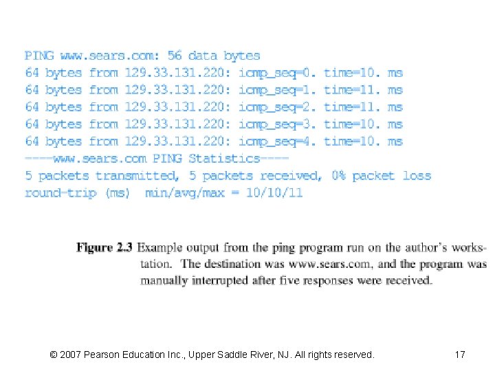 © 2007 Pearson Education Inc. , Upper Saddle River, NJ. All rights reserved. 17