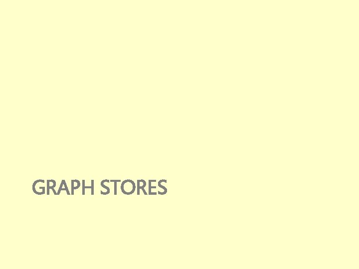 GRAPH STORES 