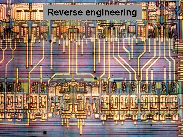 Reverse engineering 