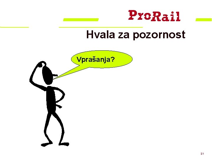 Hvala za pozornost Vprašanja? 21 