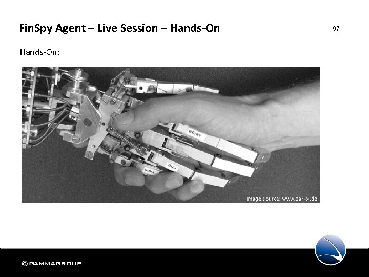 Fin. Spy Agent – Live Session – Hands-On: 97 