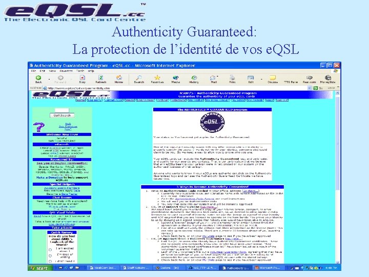 Authenticity Guaranteed: La protection de l’identité de vos e. QSL 