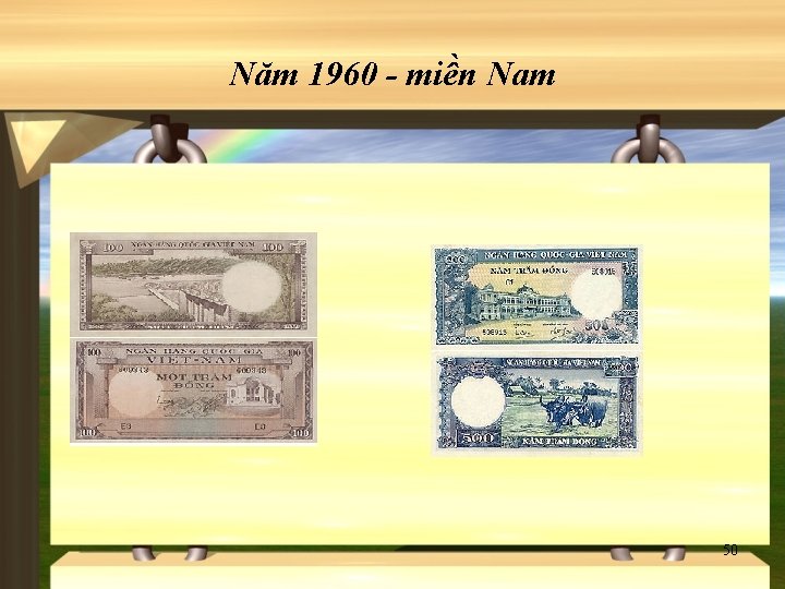 Năm 1960 - miền Nam 50 