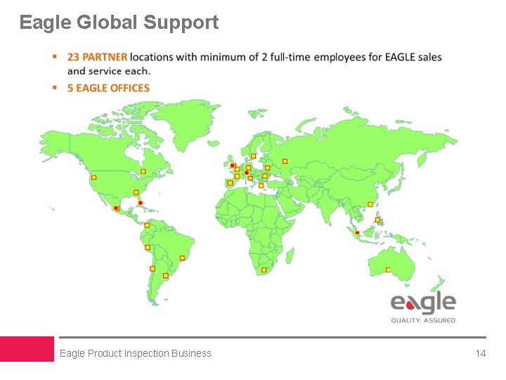 Eagle Global Support Eagle Product Inspection Business 14 