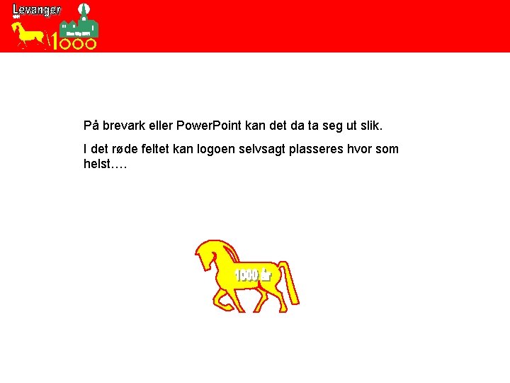 På brevark eller Power. Point kan det da ta seg ut slik. I det