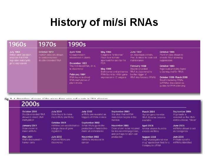Migs Rna The RNA world ribosomes splicing Messenger RNA translation