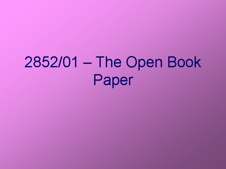 285201 The Open Book Paper The Open Book
