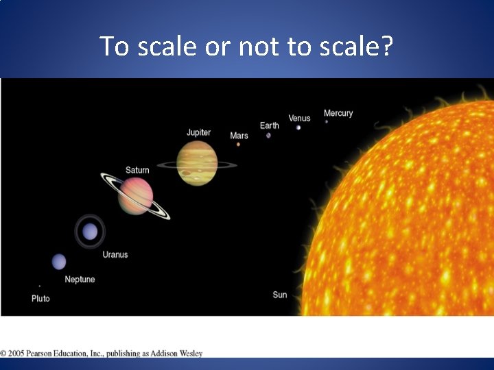To scale or not to scale? 