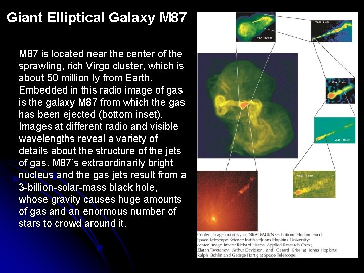 Giant Elliptical Galaxy M 87 is located near the center of the sprawling, rich