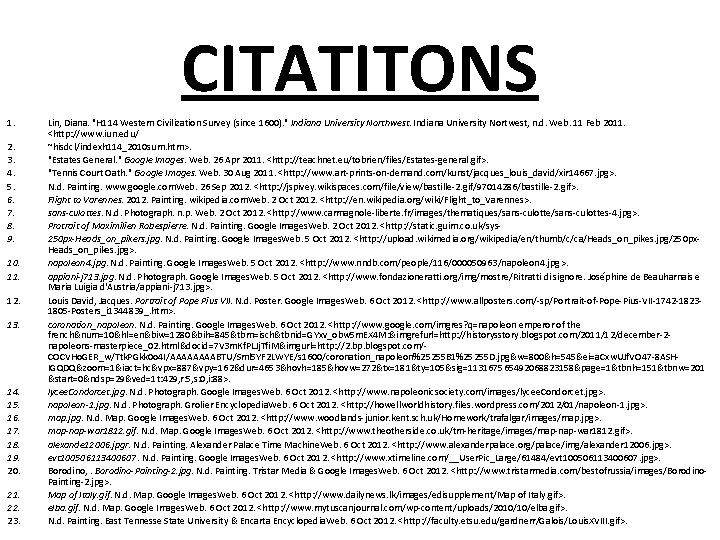 CITATITONS 1. 2. 3. 4. 5. 6. 7. 8. 9. 10. 11. 12. 13.
