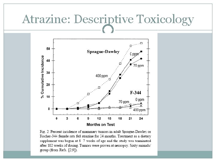 Atrazine: Descriptive Toxicology 