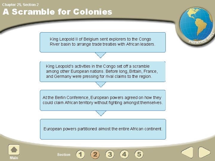 Chapter 25, Section 2 A Scramble for Colonies King Leopold II of Belgium sent